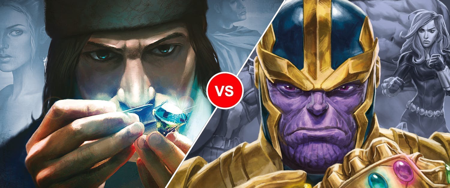 [TEST] Guilde des marchands ou gant d'infinité ? On a testé Splendor et Splendor Marvel