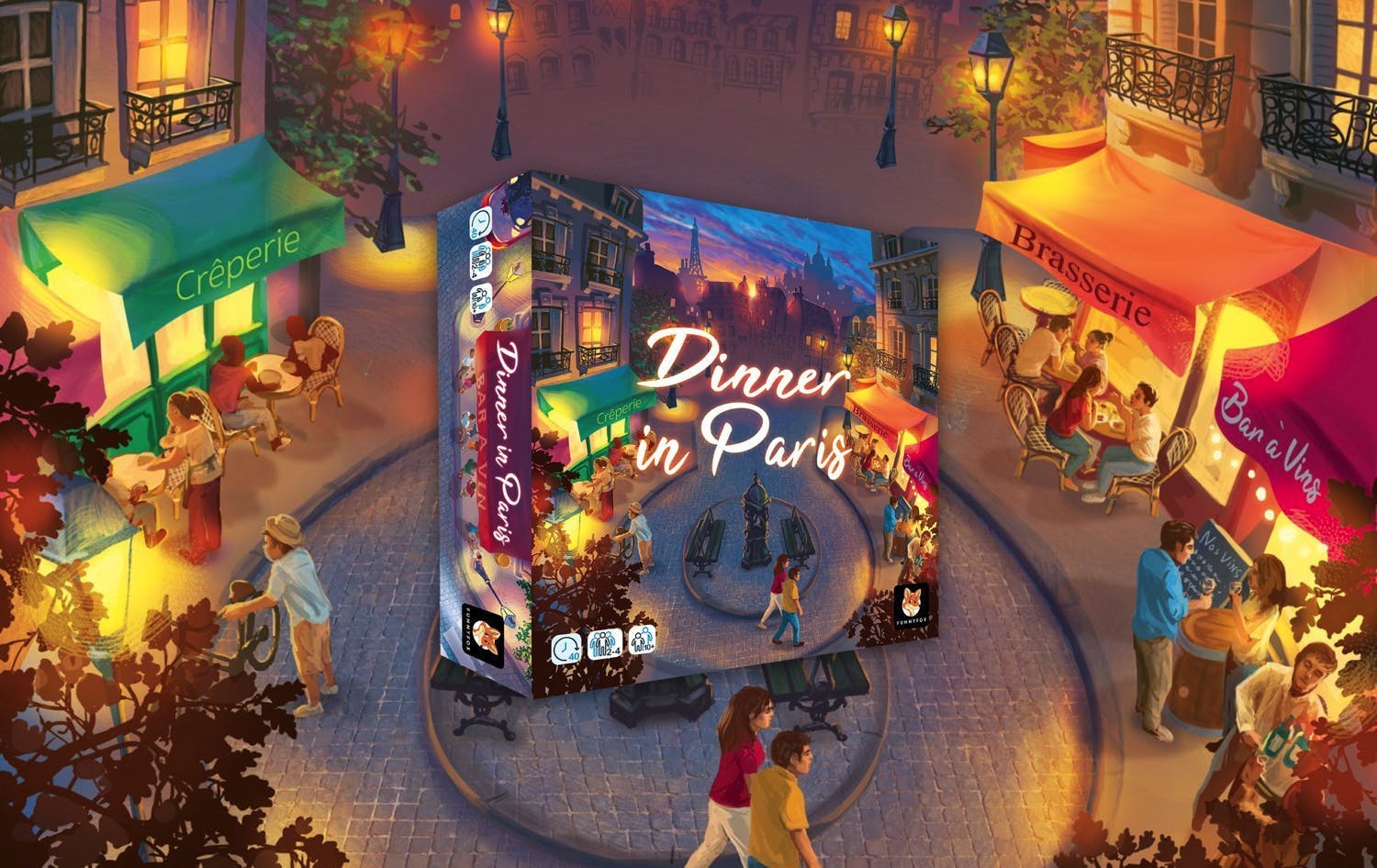 [TEST] Jeu de société : dans Dinner in Paris, la guerre des restaurants fait rage !