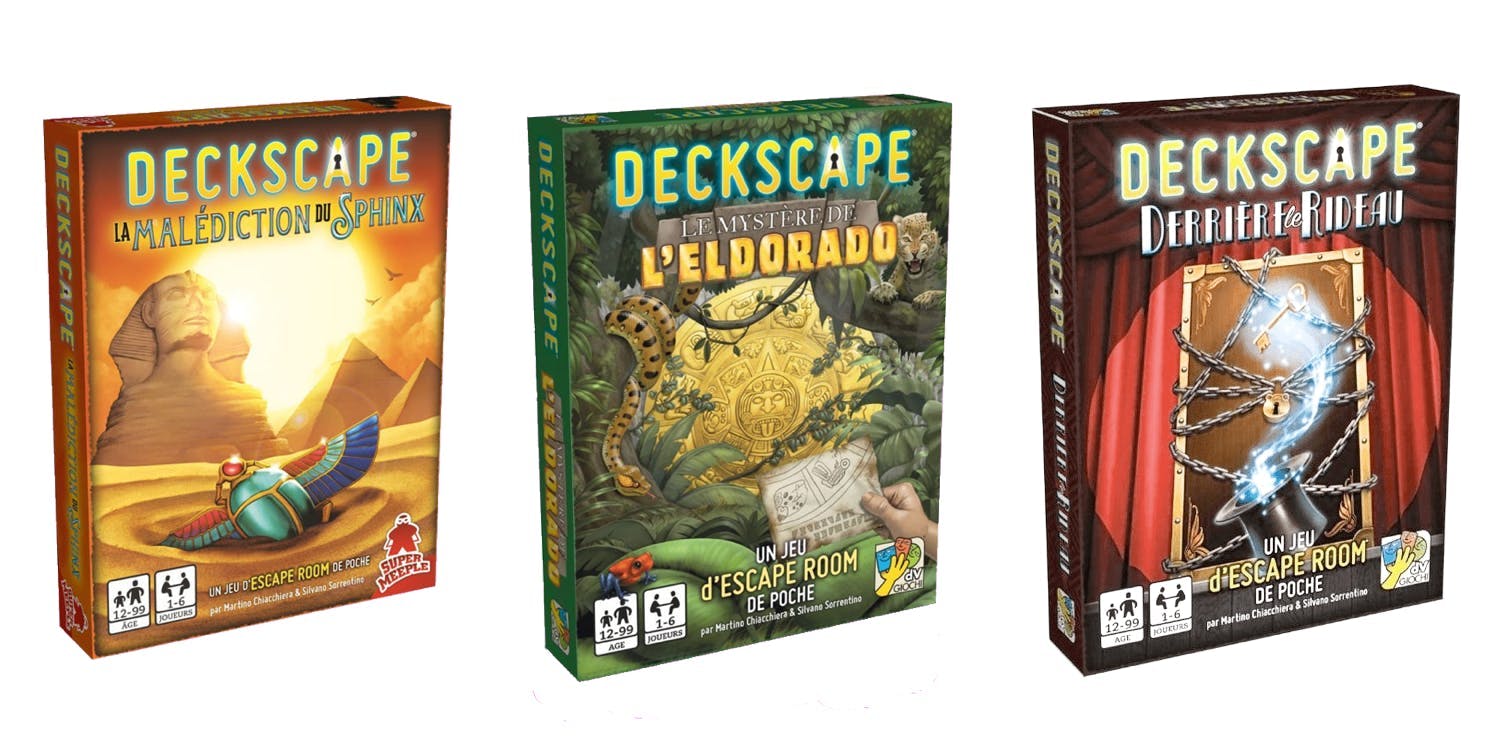 [TEST] Pyramide, jungle, magie : découvrez les 3 nouveaux univers de Deckscape