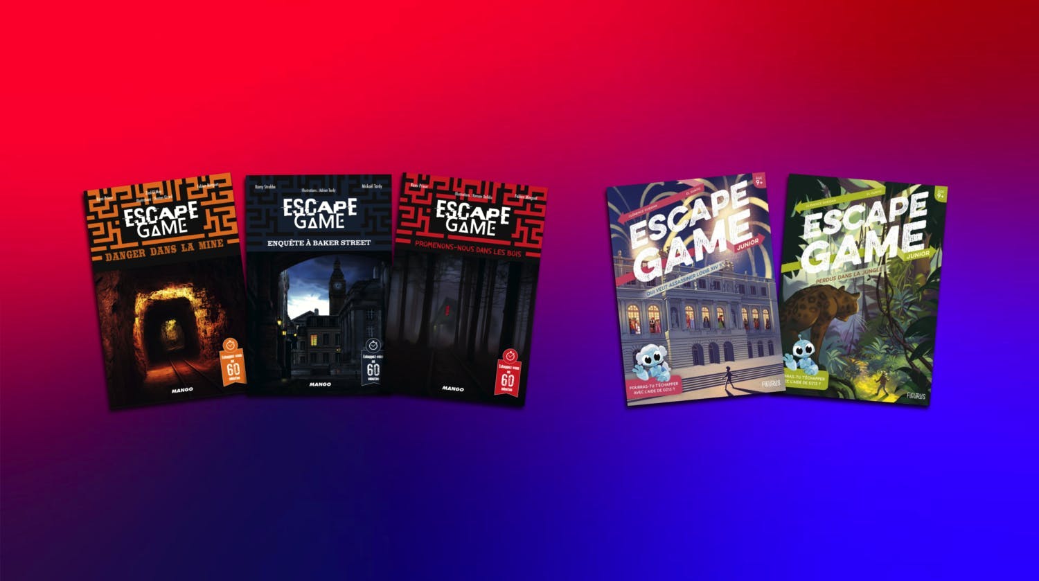 Cabane sordide, mine abandonnée, vol crapuleux... Menez l'enquête dans nos 5 nouvelles aventures Escape Game