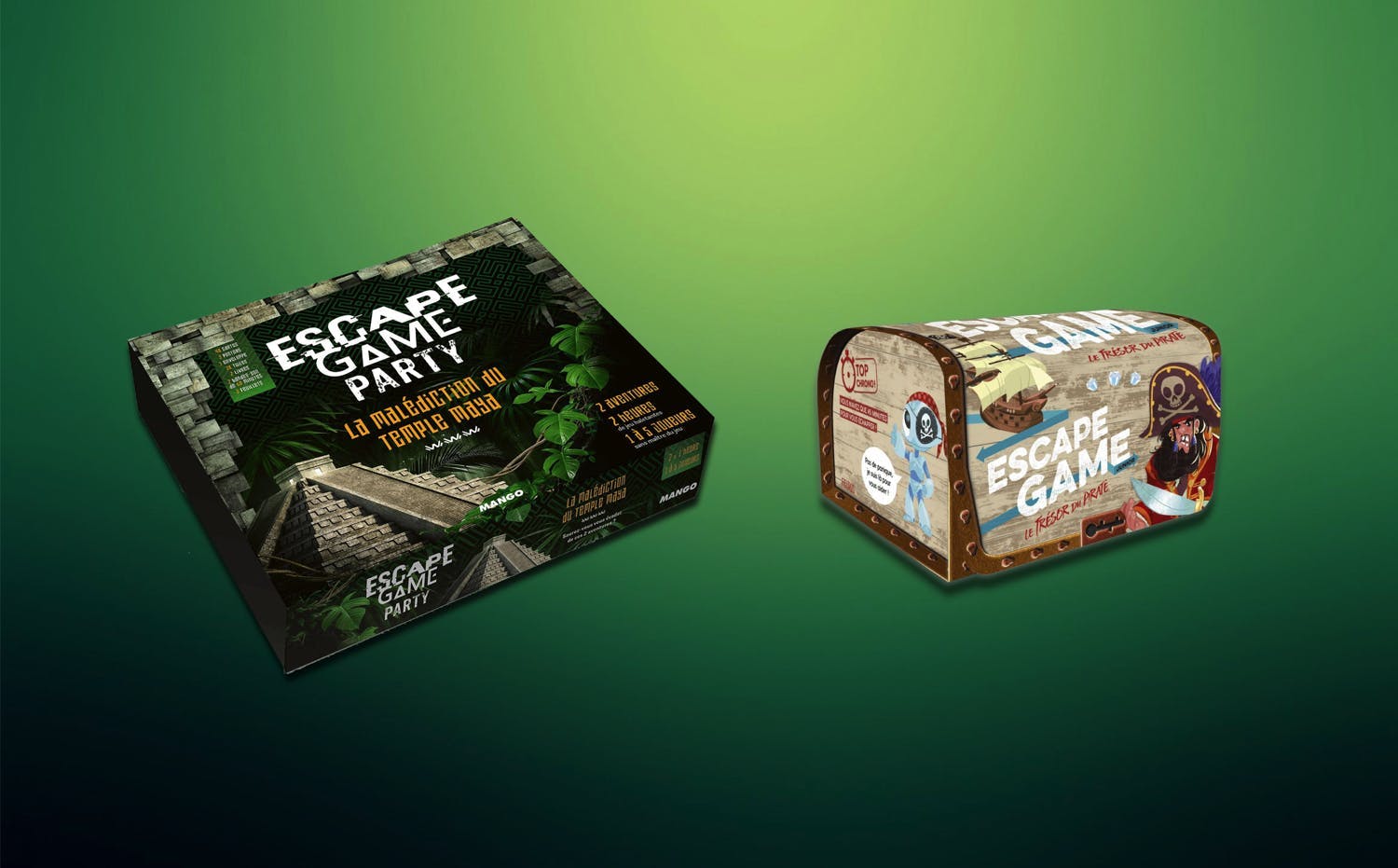 Temple maya, trésor de pirate... De nouveaux jeux Escape Game pour Noël !