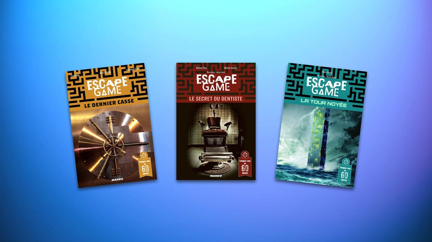 La collection de livres-jeux Escape Game fait sa rentrée !