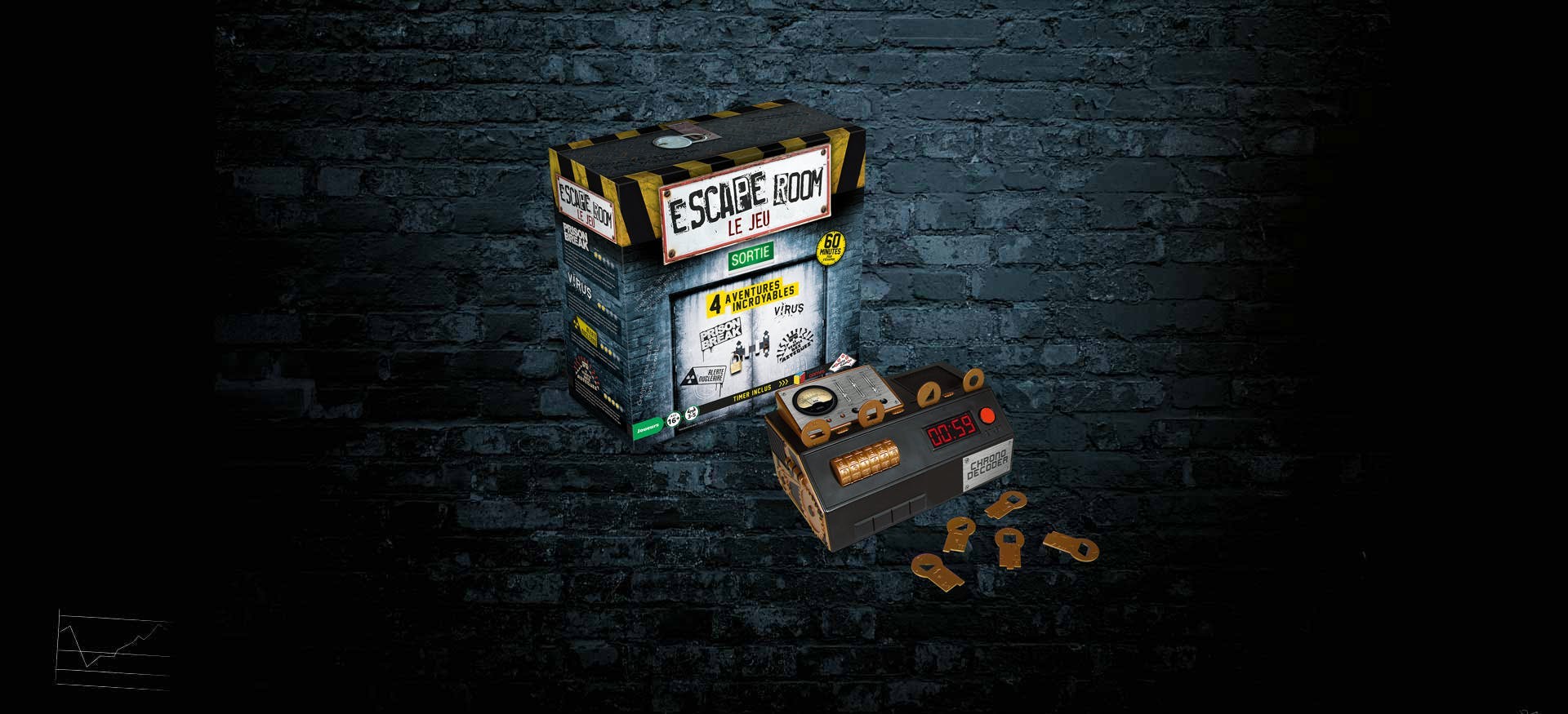 [TEST] Partez à l'aventure grâce aux 4 scénarios d'Escape Room le jeu