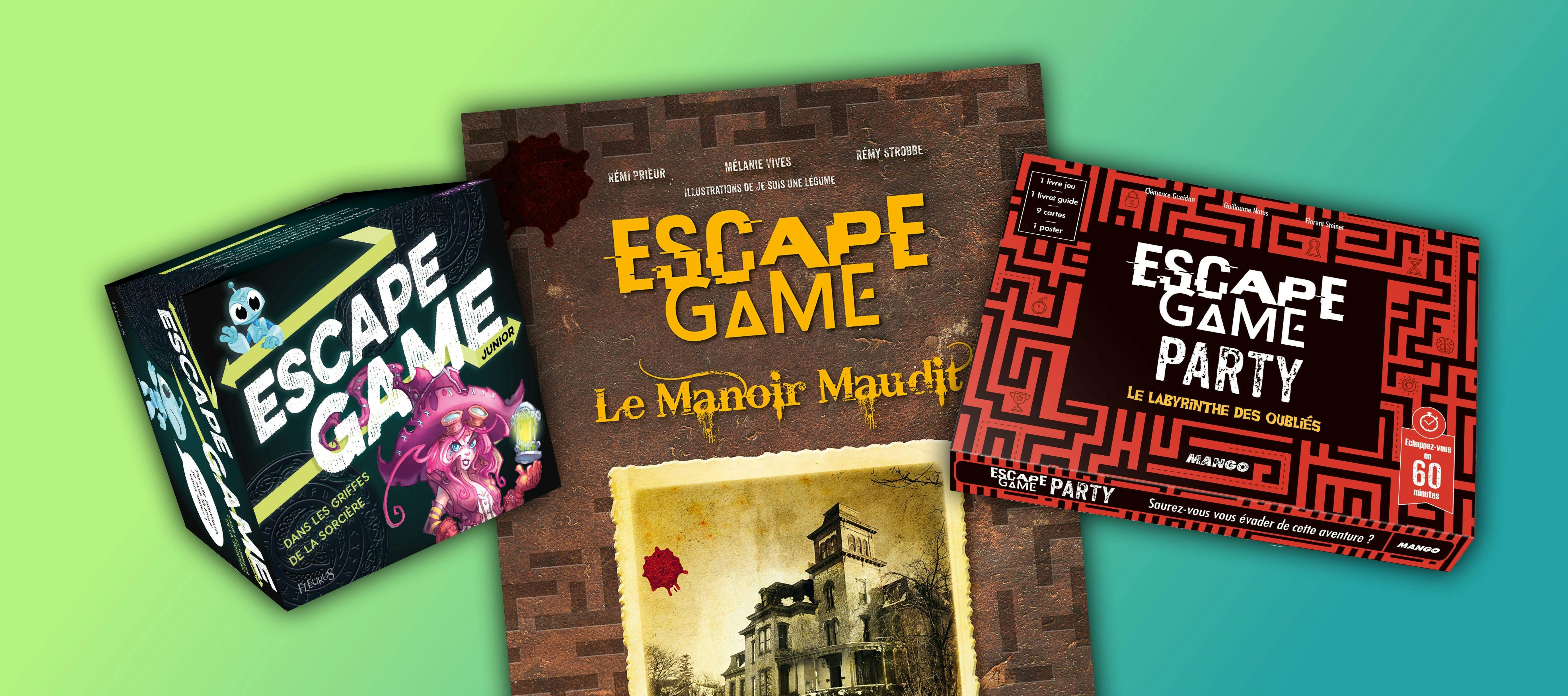 Boîtes de jeux, livre augmenté : la collection Escape Game est de retour !