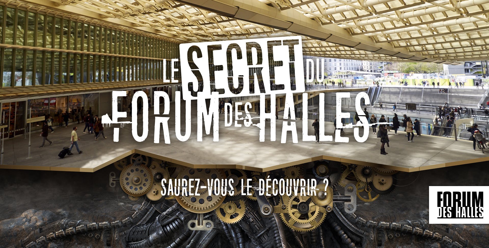 Saurez-vous percer le secret du Forum des Halles ?