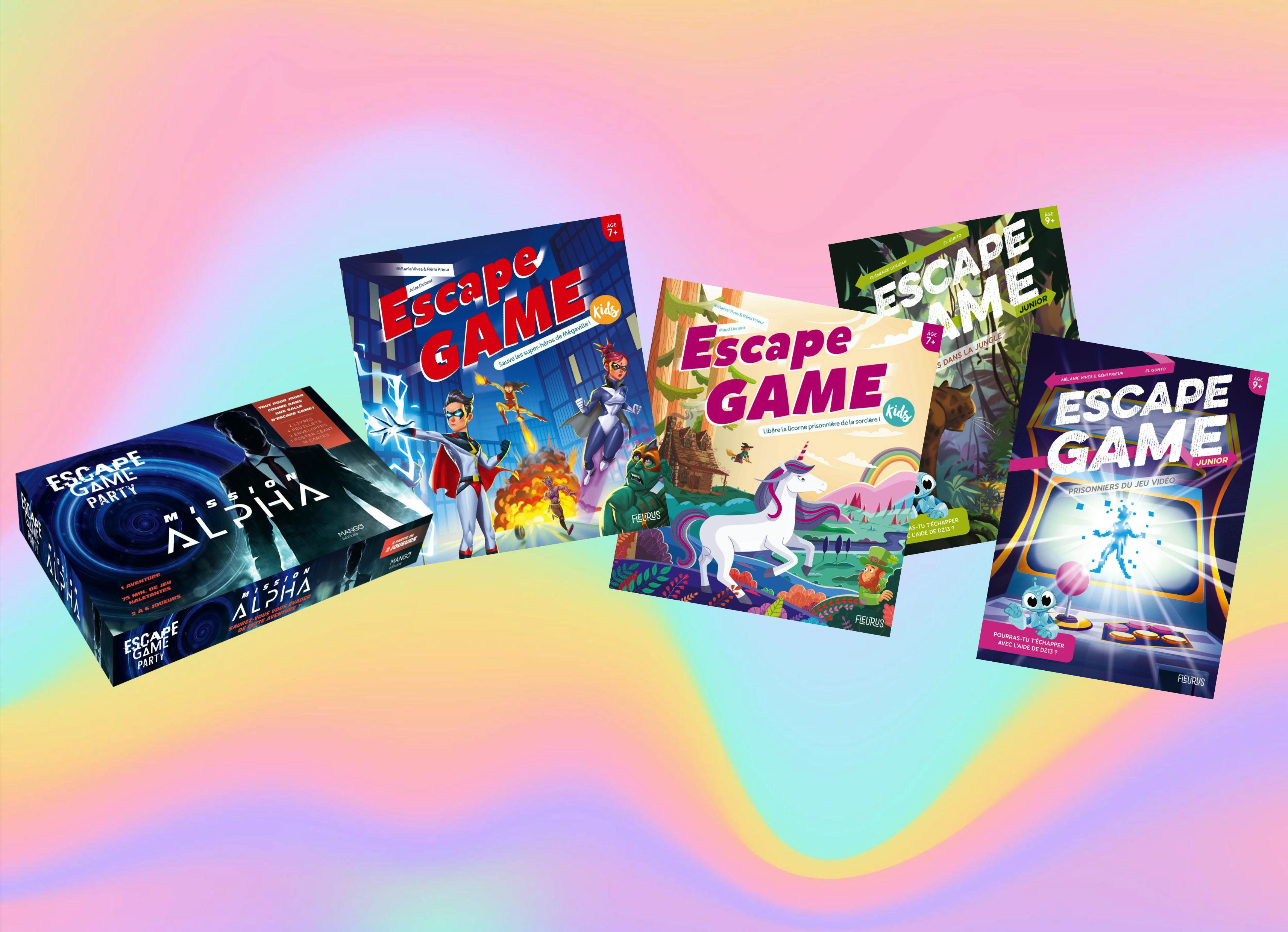 Agent secret, super-héros, licorne... Avalanche de nouveautés dans nos collections Escape Game