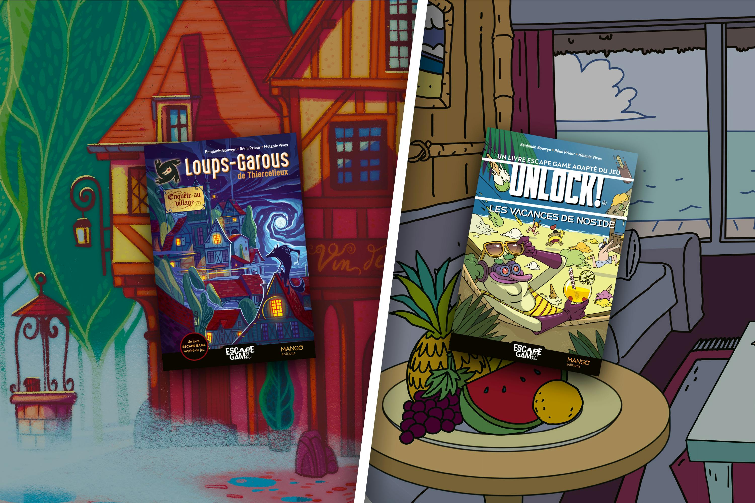 Loups-Garous de Thiercelieux et Unlock! : nos livres-jeux Escape Game en collaboration avec Asmodee sont sortis !