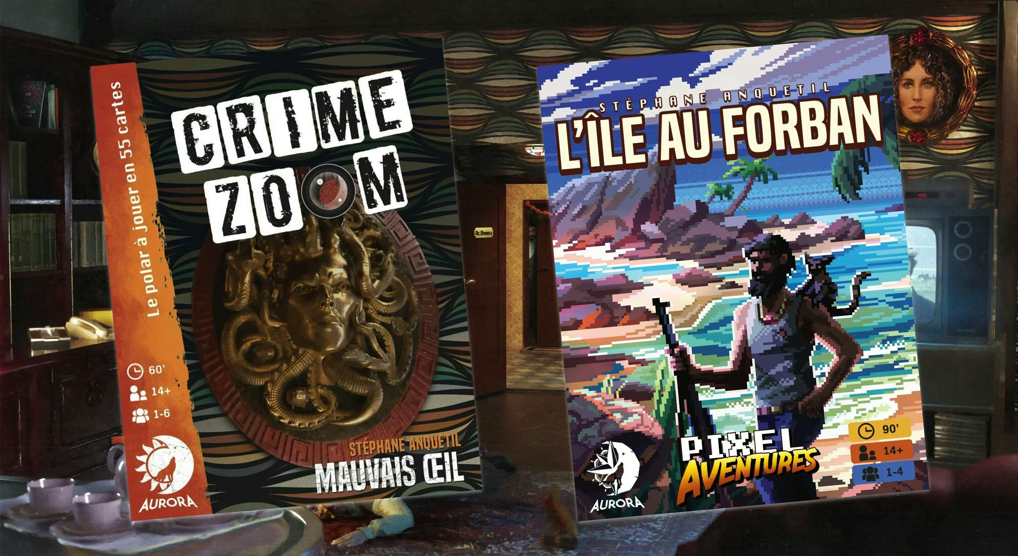 [TEST] Crime Zoom et Pixel Aventures : menez l'enquête avec les jeux d'Aurora Games