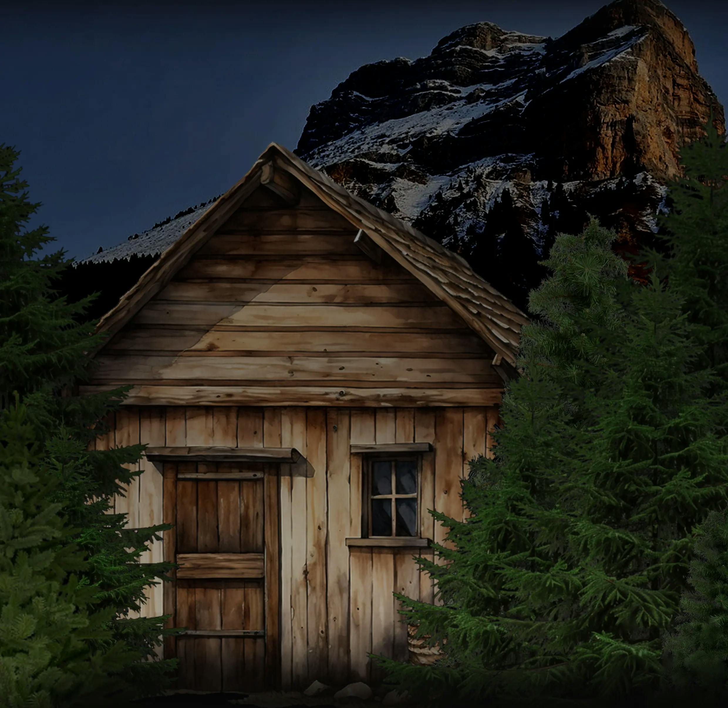 La cabane sous la dent de Crolles