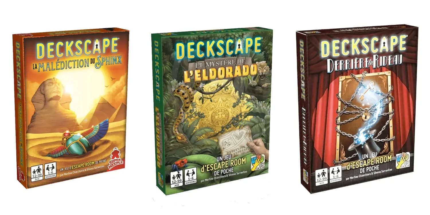 [TEST] Pyramide, jungle, magie : découvrez les 3 nouveaux univers de Deckscape