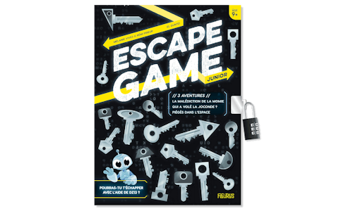 Escape Game Junior : 3 aventures (La malédiction de la momie – Qui a volé la Joconde ? – Piégés dans l’espace)