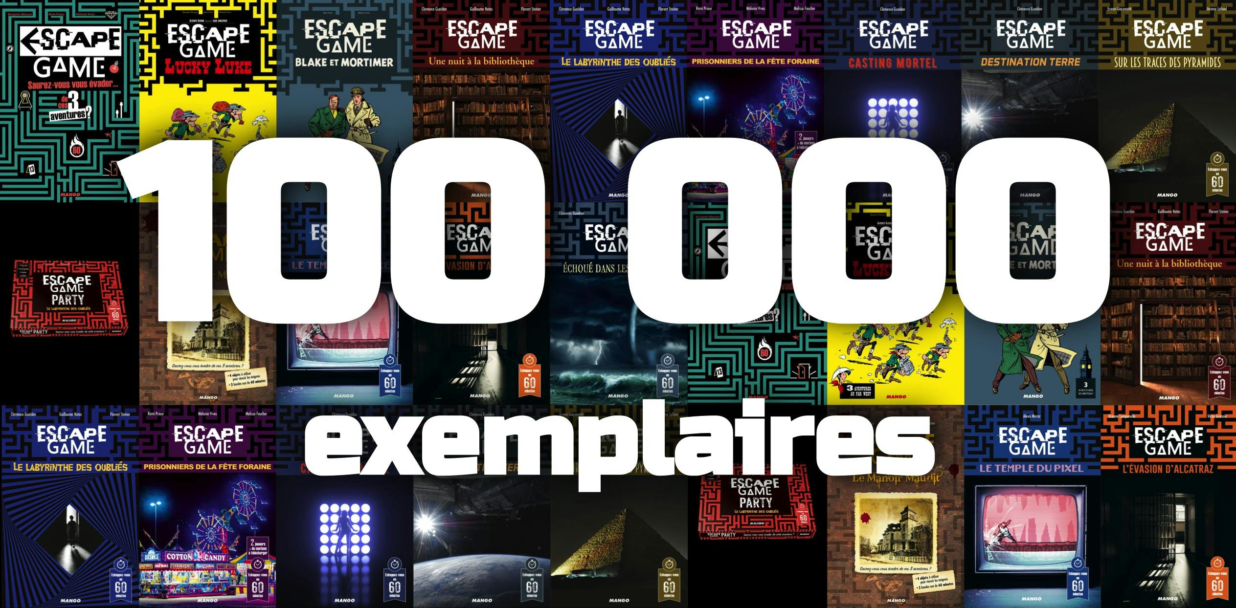 Escape Game Livre 100 000 exemplaires