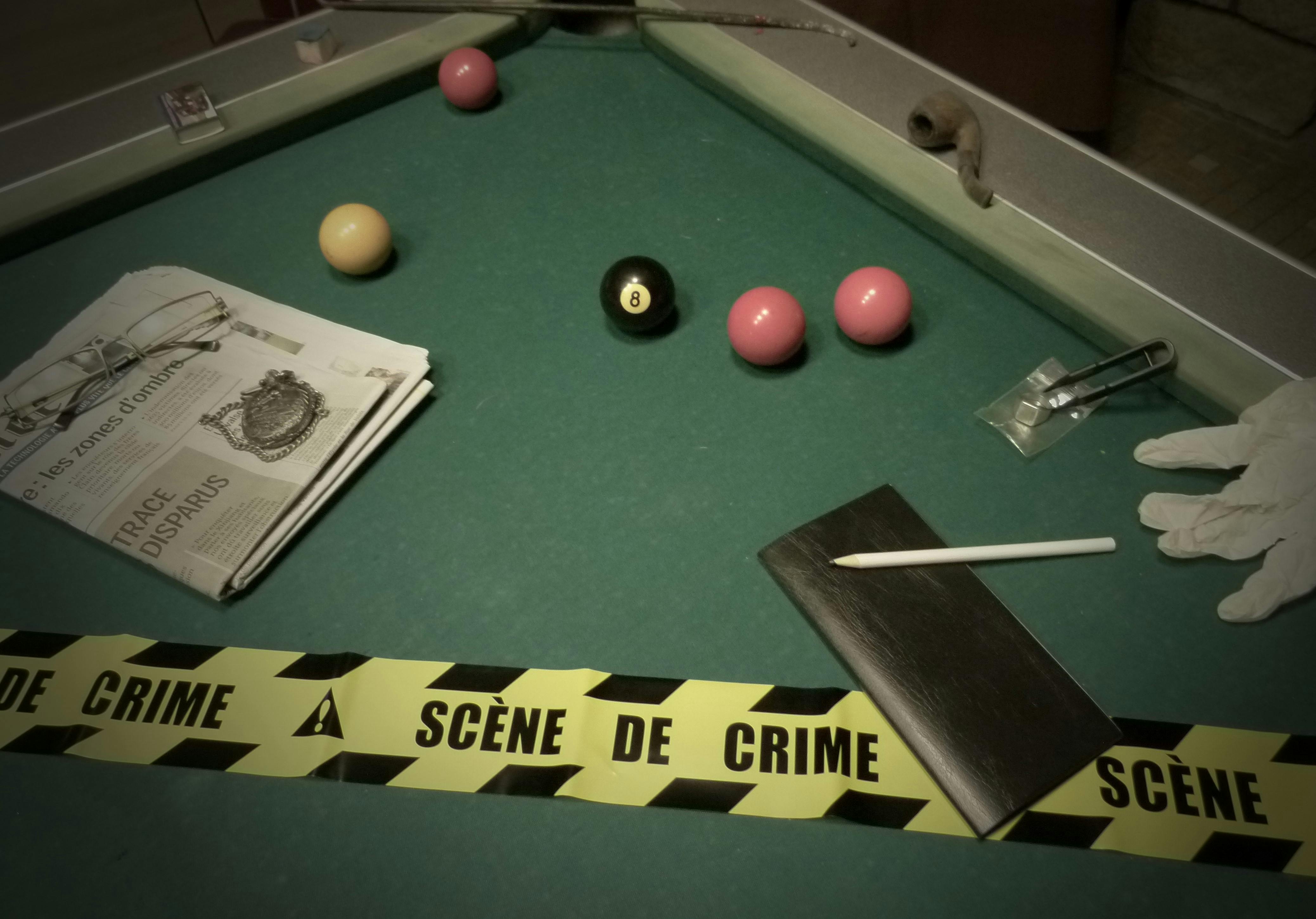 Scène de crime : enquête au pub - Quest’as Trouvé - Escape Game
